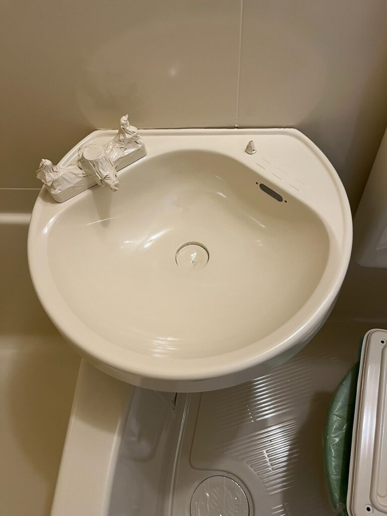 塗装した洗面ボール