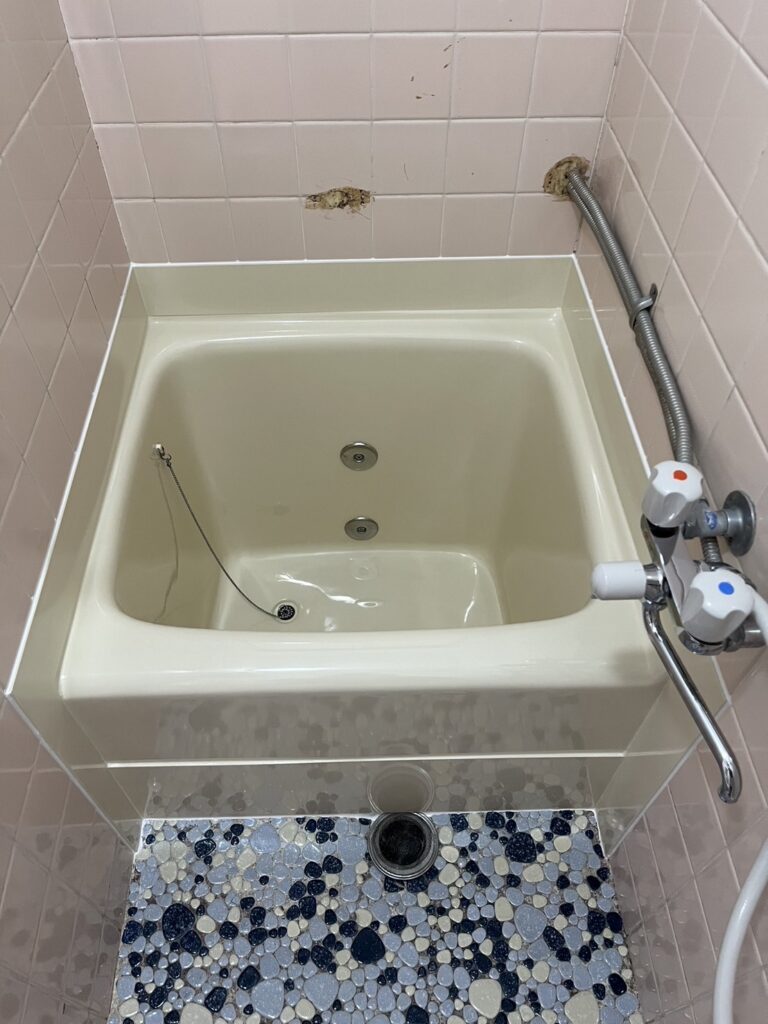 塗装したFRP浴槽