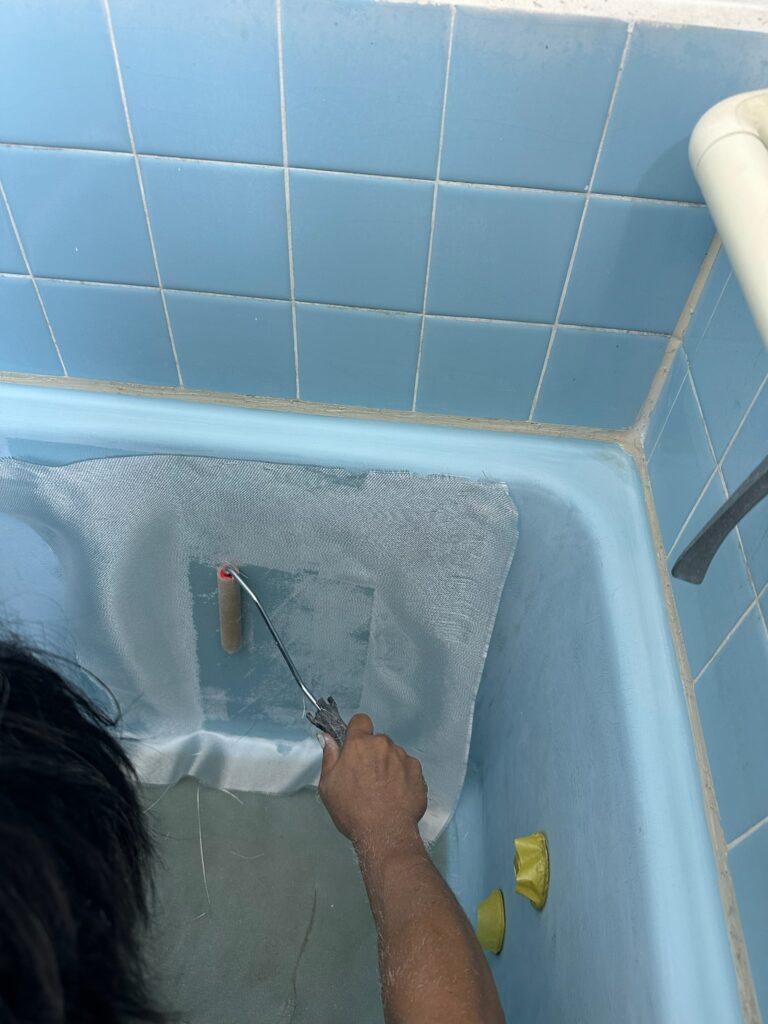 FRPライニング中