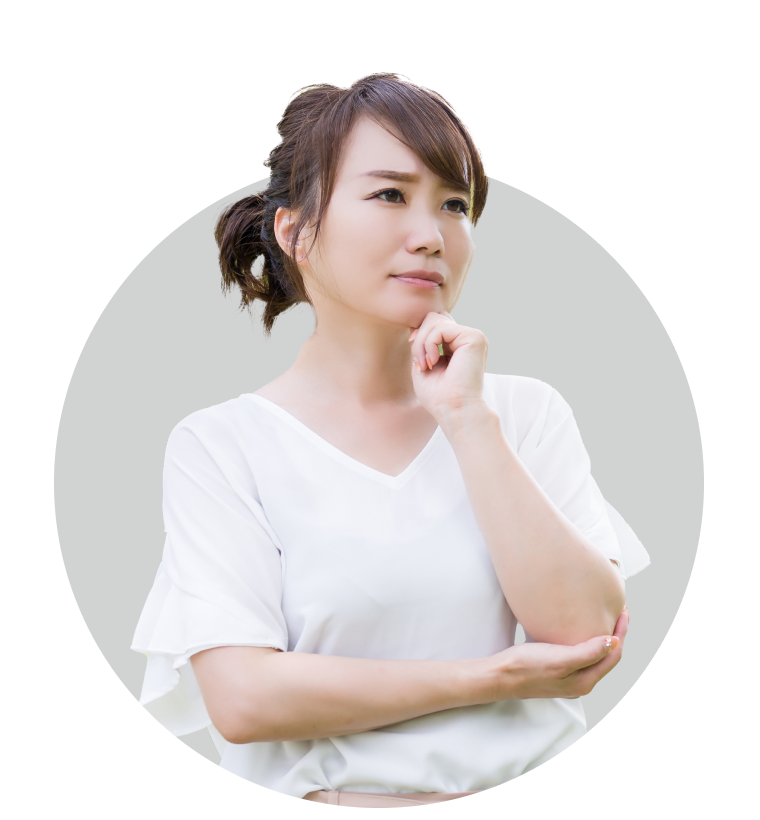 悩んでいる人